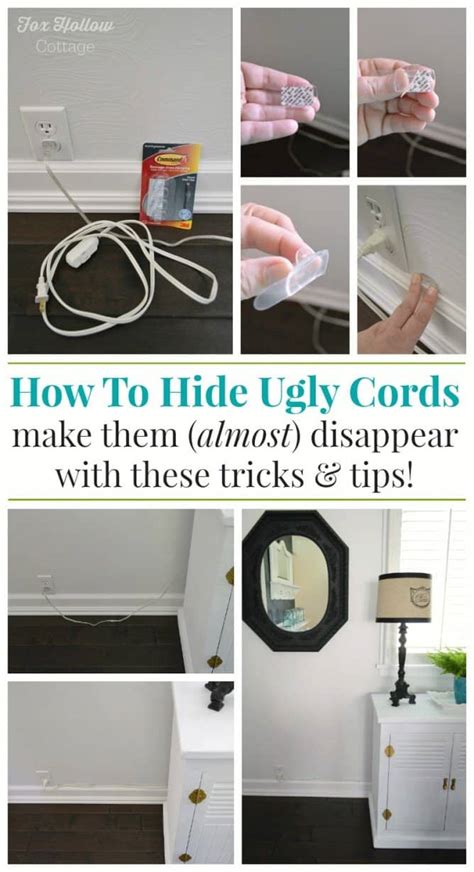 how to hide unsightly cords